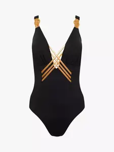 Купальник NAIA Beach Raquel Interlaced Front, черный