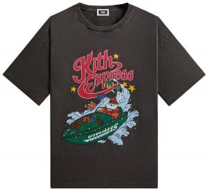 Футболка Kith Kithmas Express Jones Vintage Tee, черный