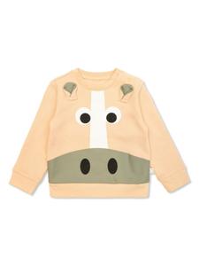 Stella McCartney Kids толстовка с изображением лошади, розовый