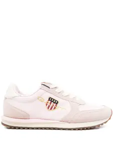 Кроссовки с вышитым логотипом Gant, розовый