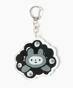 Монохромный акриловый брелок Кикко-чан Мьякумяку (Нарикири)
