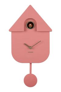 Современные часы с кукушкой 21,5 x 41 x 8,5 см Karlsson, розовый