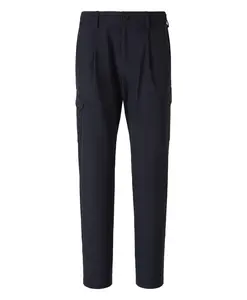 Классические брюки прямого кроя Herno, синий