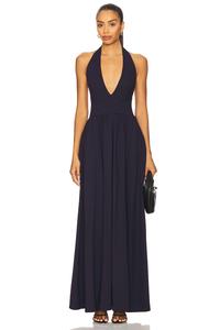 Платье с завязками на шее Susana Monaco, midnight