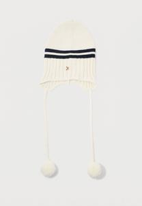 Шапка Tommy Hilfiger CHUNKY BAUBLE BEANIE, White/Off-White