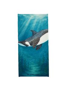 Mr. & Mrs. Panda Банное полотенце Orca Design без слогана, цвет OZeichenanblue