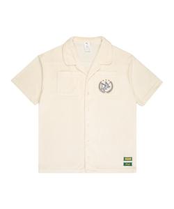 Спортивная рубашка на пуговицах классического кроя PUMA, белый