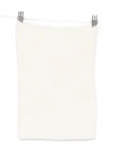 Шарф в рубчатую вязку Ma'Ry'Ya, белый