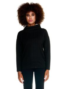 LEONE 1947 APPAREL Серый свитер Leone в косичке для женщин