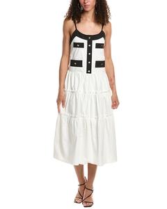 Платье миди Beulah, белый