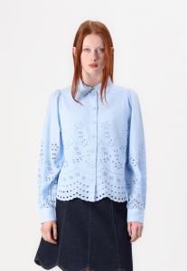 Блузка на пуговицах YASLUMA SHIRT YAS, светло-голубой