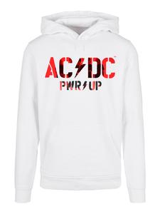 Пуловер F4NT4STIC Basic ACDC Rock Band PWRUP Photo Logo, белый