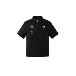 Мужская поло с коротким рукавом THE NORTH FACE, черный