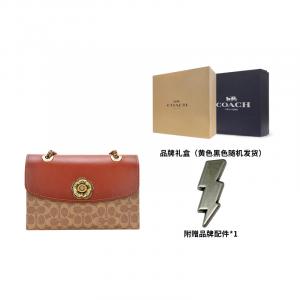 COACH Сумка через плечо из кожи телёнка с покрытием Parker