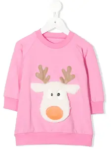 Платье-толстовка Jingle WAUW CAPOW by BANGBANG, розовый