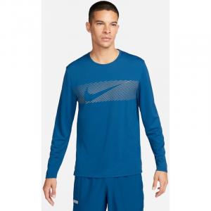 Sweatshirt m nk df uv miler top ls flash Nike, мультиколор