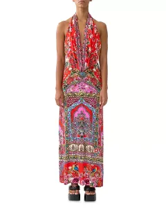 Платье с глубоким вырезом-пачкой Camilla, мультиколор