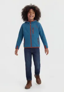 Флисовая куртка унисекс sandefjord Trollkids, Summernight Blue/Red Clay