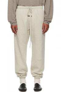 Винтажные флисовые спортивные штаны Fear Of God Essentials, серый