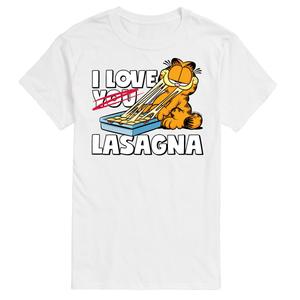 Мужская футболка Garfield I Love Lasagna Licensed Character