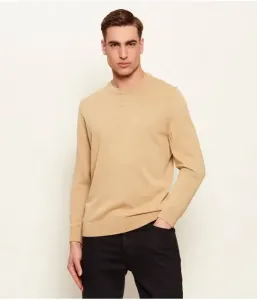 Свитер San Cassius-C2 slim fit Hugo, бежевый