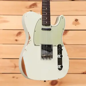 Fender Custom Shop Limited 1960 Telecaster Relic - состаренный олимпийский белый - CZ583423 - обработан PLEK