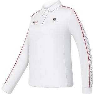 Рубашка поло женская белая Fila