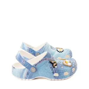 Сабо Crocs Classic Denim Patch Clog, цвет Denim