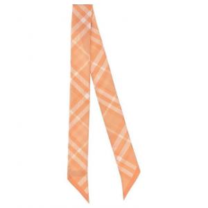 Шёлковый шарф Burberry оранжевый
