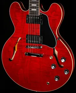 Gibson ES-335 с фигурной вязкой, цвет Cherry 60-х (144)