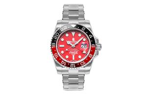 A BATHING APE Часы Bape X Coca Cola Classic Type 2 Bapex Watch Red, Red Watch Dial