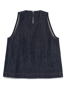 Джинсовый топ 7 For All Mankind, синий