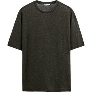 Футболка мужская темно-коричневая Zara, коричневый