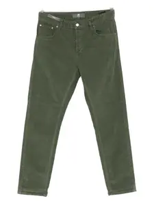 Вельветовые брюки с пятью карманами PT Torino, зеленый