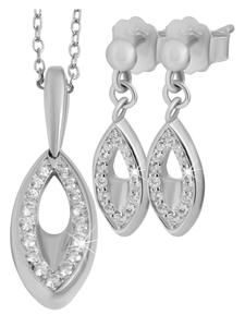 Adeliás Женский кулон - кулон из серебра 925 пробы с кубическим цирконием в серебряной оправе