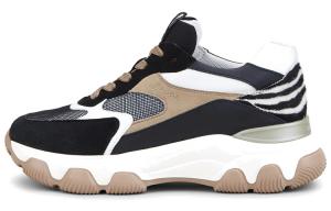 Низкие повседневные туфли женские черные белые коричневые HOGAN