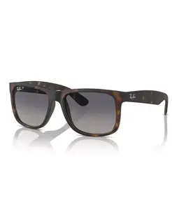 Поляризационные солнцезащитные очки, RB4165 Justin Gradient Ray-Ban, коричневый