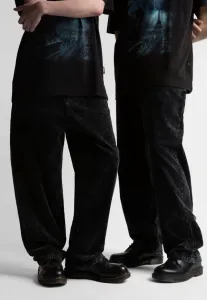 Выцветшие брюки унисекс casper pant Wasted Paris, Faded Black