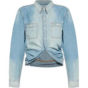 Джинсовая рубашка с двумя карманами R13, синий