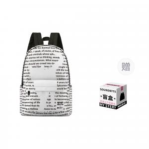 ONRF Полиэстеровый рюкзак унисекс белый, White+Mystery Box