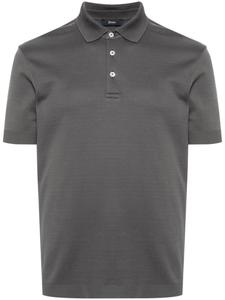 Herno рубашка поло на пуговицах, серый