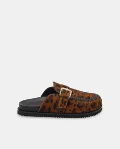 Женские сабо с животным принтом Stella Rittwagen, коричневый