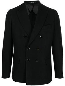 Двубортный пиджак с заостренными лацканами Reveres 1949, черный