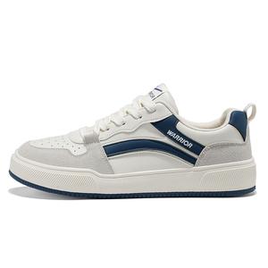 WARRIOR Мужские скейтерские кеды низкие бежево-хаки/черные бежевые/бежевые/серые/темно-синие - бежево-серые/темно-синие, цвет Beige/Gray/Dark Blue