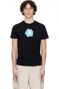 Футболка с цветочным принтом Abra, черный