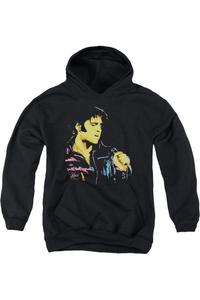 Неоновый худи с Элвисом Пресли для молодежи Pull Over Gildan