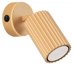 Настенный светильник Sollux Lighting Karbon, золото