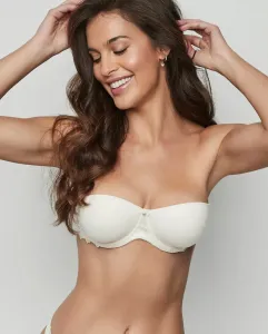 Бюстгальтер без бретелек с поролоном и косточками Selmark, цвет Crudo