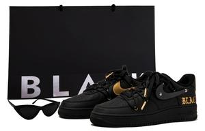 Обувь для скейтбординга Nike Air Force 1 унисекс, Black
