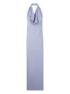 Платье с вырезом халтер DRHOPE, фиолетовый